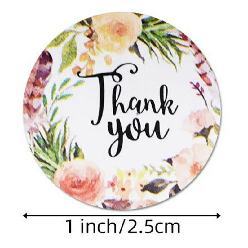 500Pcs Thank You Stickers Seal Labels Scrapbooking Decoration Stationery .l8