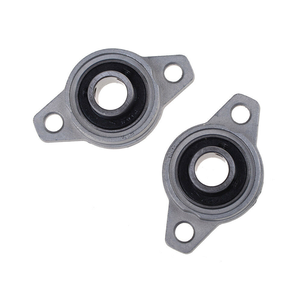 2Pcs KFL08 8mm Bore Diameter  Pillow Block Bearing Flange Rhombic Bearing.l8