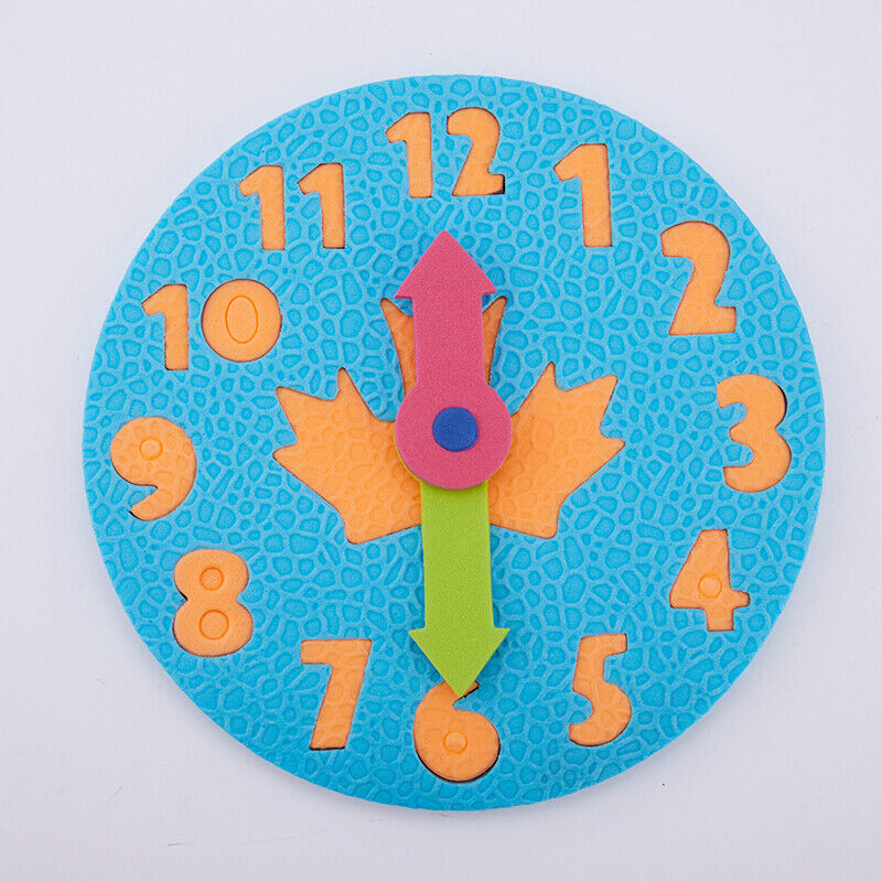 Manual Diy Clock Early Learning Education Baby Kids Toys Teaching Aids Math ToBD