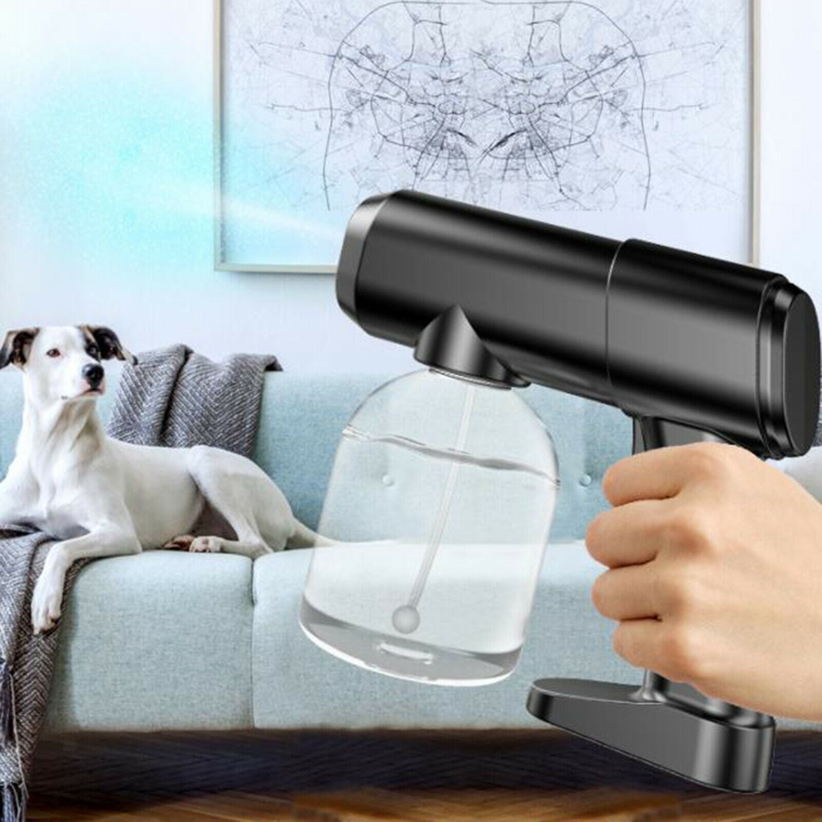 500ml Nano Blue Light Sprayer Steam Gun Wireless Rechargeable for Office