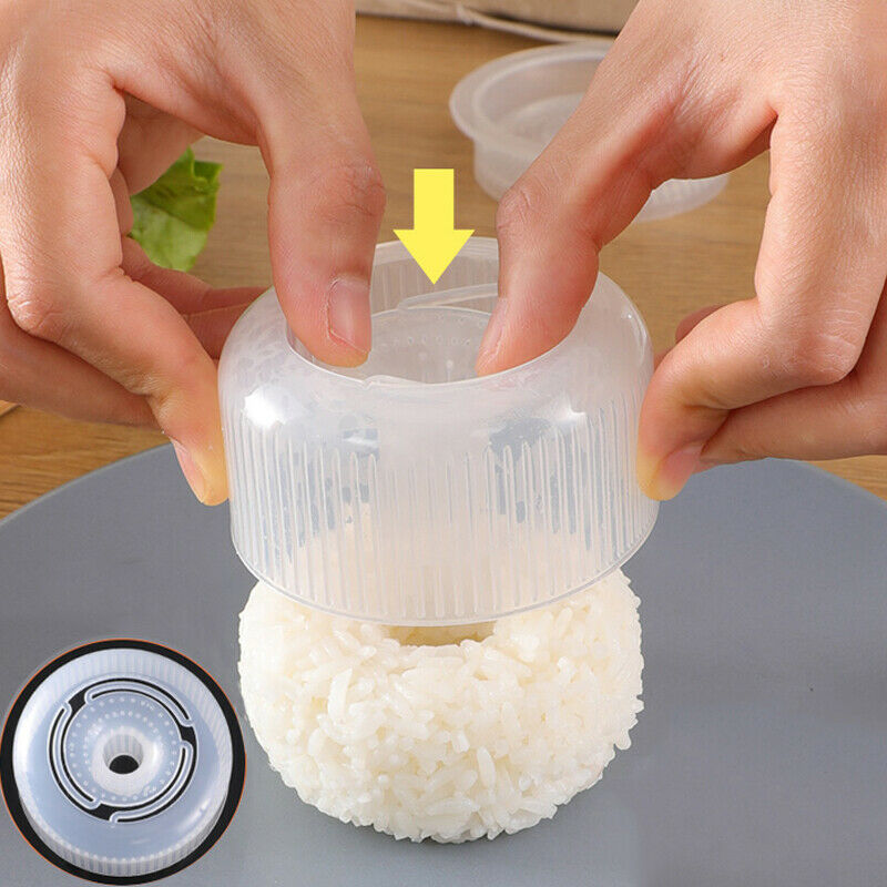 Donut Shape Form Plastic Non-Stick Sushi Maker DIY Easy Rice Ball Press Mold