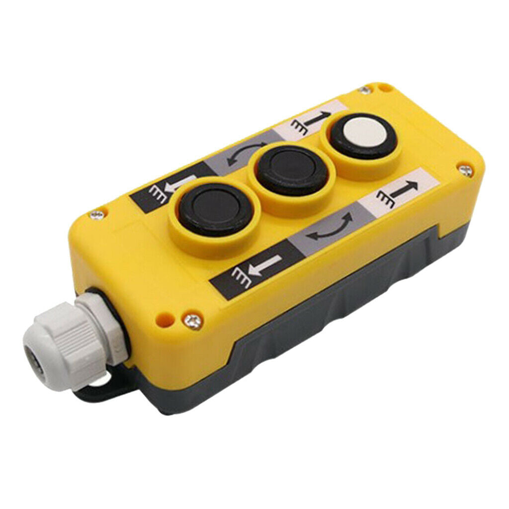 1pc COP3B Crane Button Switch Box Unloading Tail Plate Dustproof Rainproof