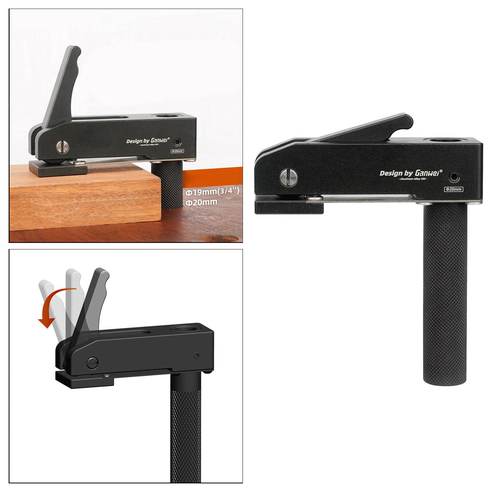 Woodworking Desktop Press Three Adjustable Gear Manual Non-slip DIY Home