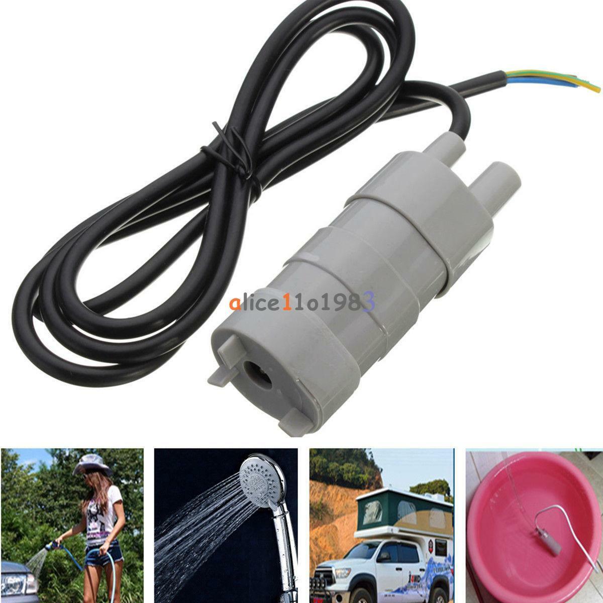 12V DC 1.2A Micro Submersible Motor Water Pump 5M 14L/Min 600L/H 6-15V Useful