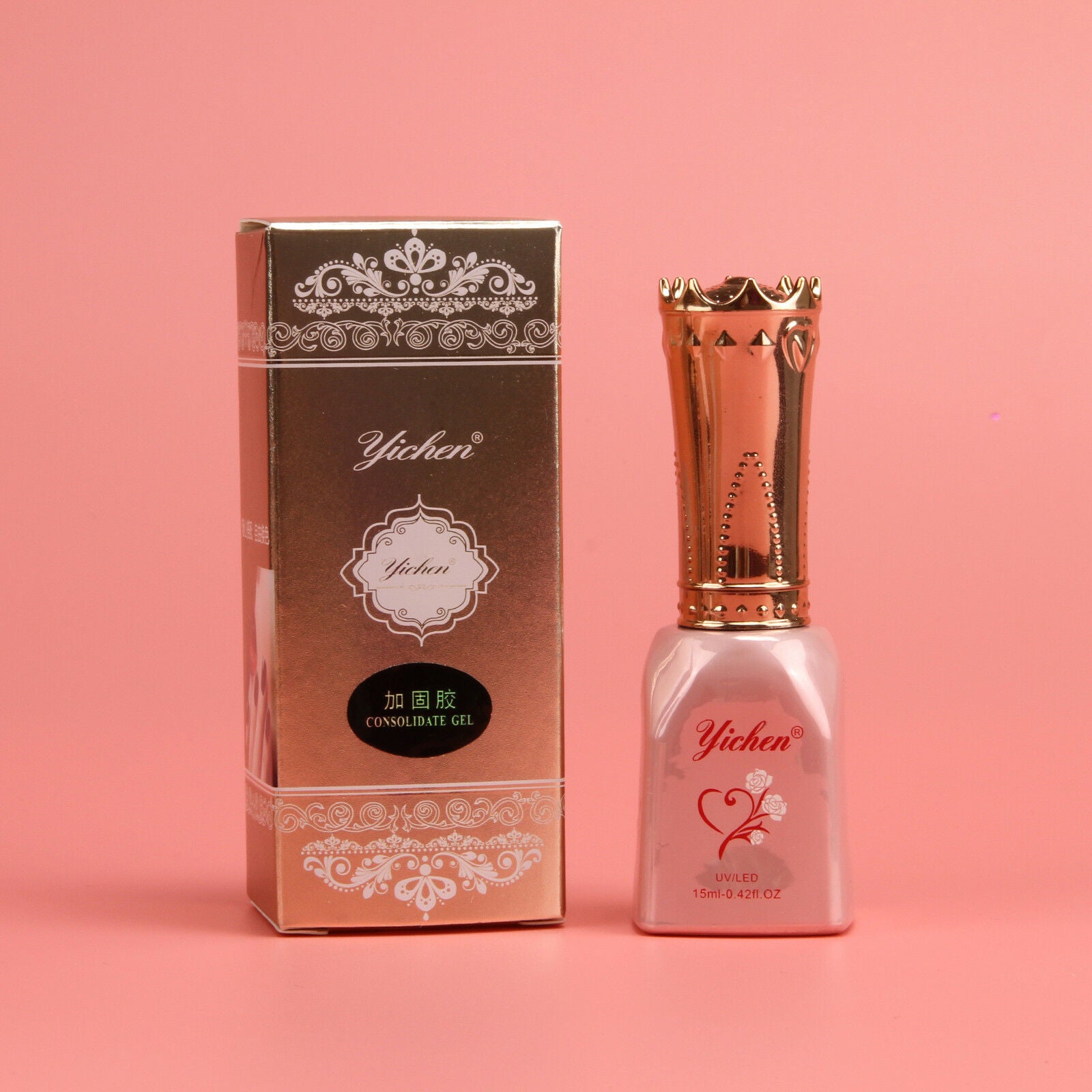 Gel Base Coat & No Wipe Top Coat & Consolidate Gel Set (3Pcs/15ml Each Bottle)