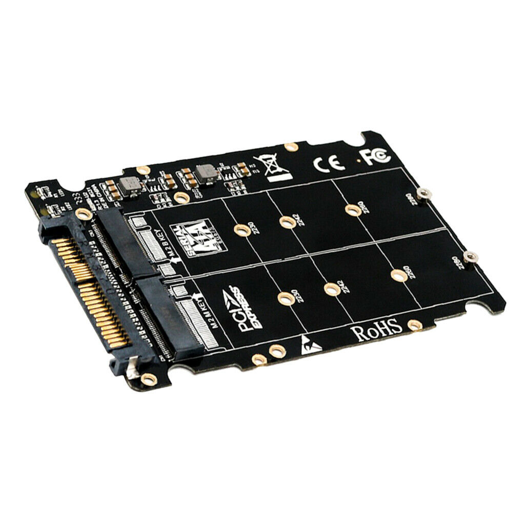 M.2 NVME SSD Key M / B SSD to U.2 SFF-8639 Adapter Converter