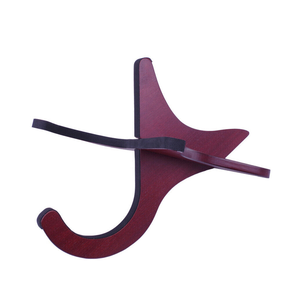 Foldable Wood Ukulele Violin Stand Support Holder Storage Display Parts
