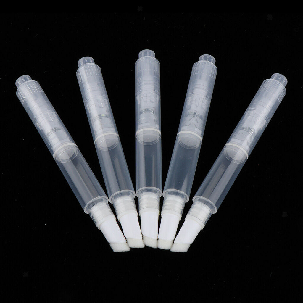 5pcs 3ml Twist Pen Cosmetic Nail Oil Eyelash Lip Gloss Tube with Brush Lip Gloss