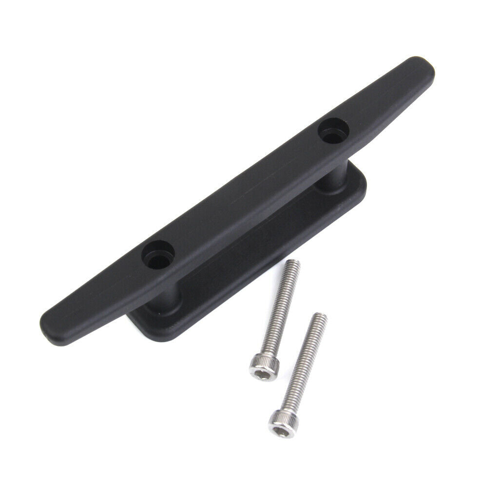 MagiDeal Marine Dock Fixed Nylon Anchor Cleat for Boat Kayak Canoe Black
