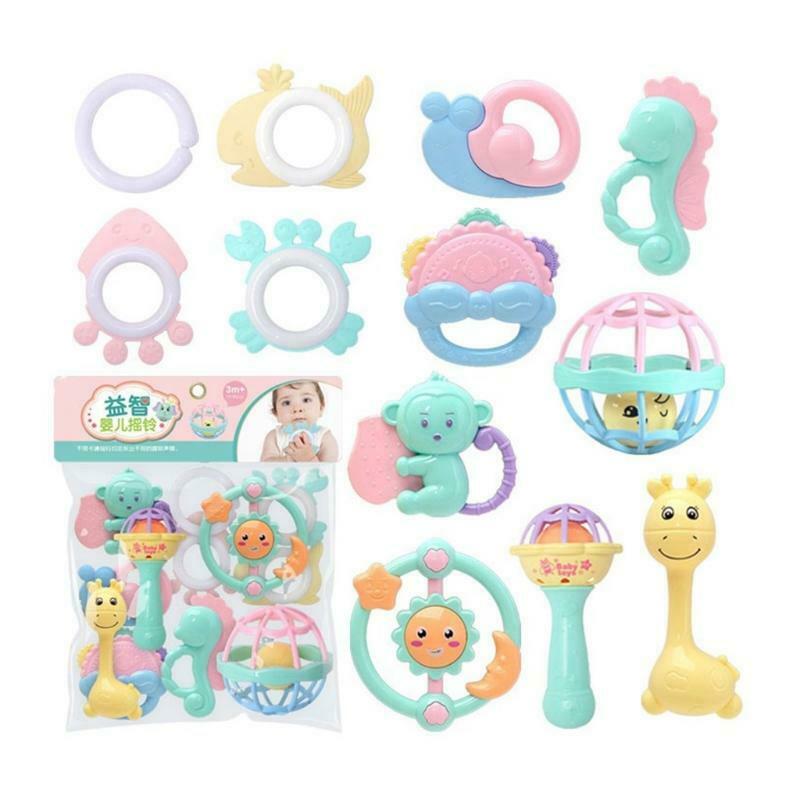 Children's Finger Training Rotating Rattle Baby Sleeping/Playing Brain Toys Set
