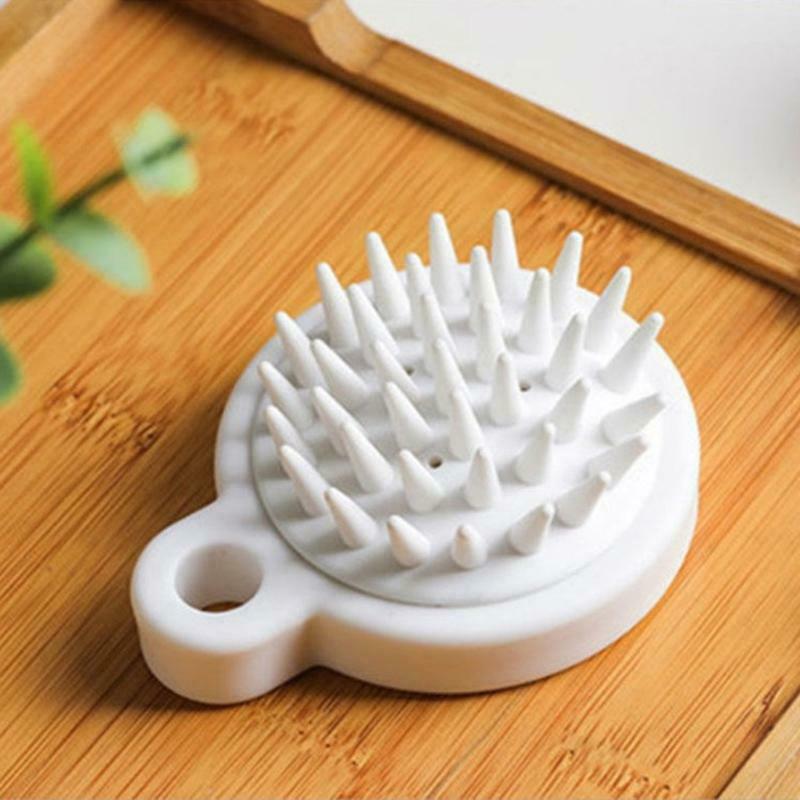 Silicone Head Body Scalp Massage Brush Comb Shampoo Hair Washing Comb Shower
