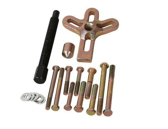 Carbon Steel Harmonic Balancer Steering Wheel Pulley Puller Gear Crankshaft Tool