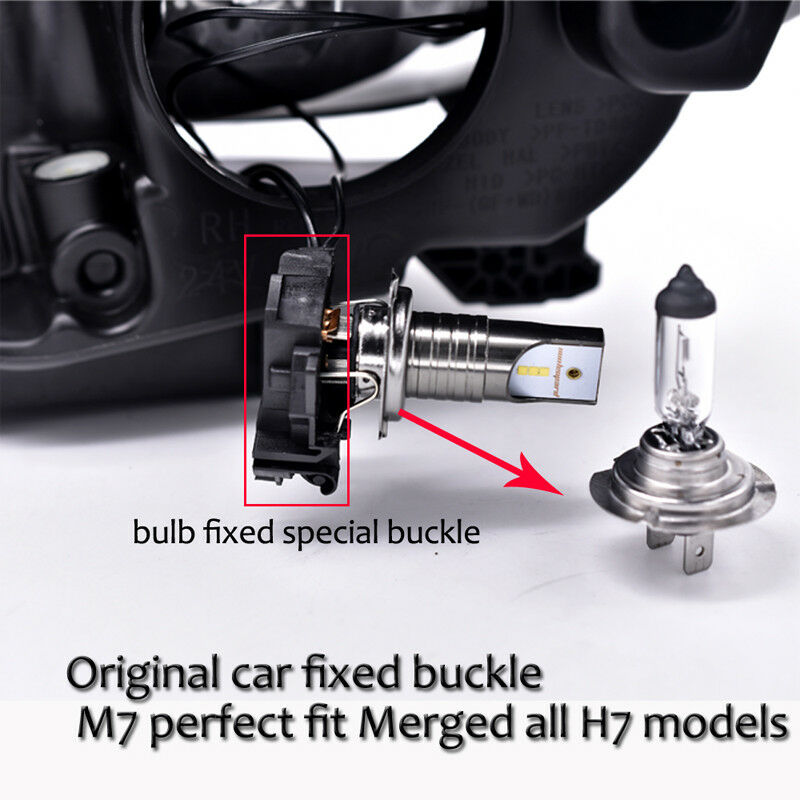 H7 110W 26000LM LED Car Headlight Conversion Globes Can Bulb Hi/Lo Beam 6000K