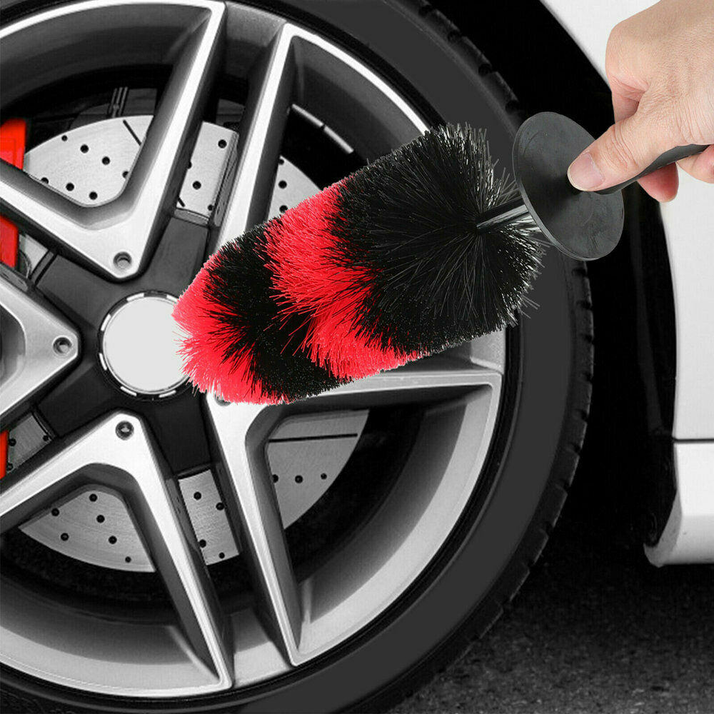 Car Wheel Brush Rims Tire Seat Engine Wash Cleaning Kit Auto Detailing Tool 17"