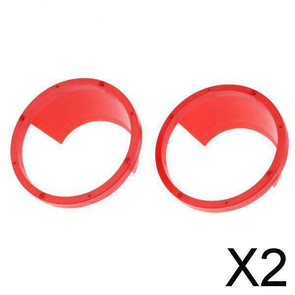 2X 2 Pieces Waterproof 6.5 Inch Slide Speaker Spacer   For Car Accessories