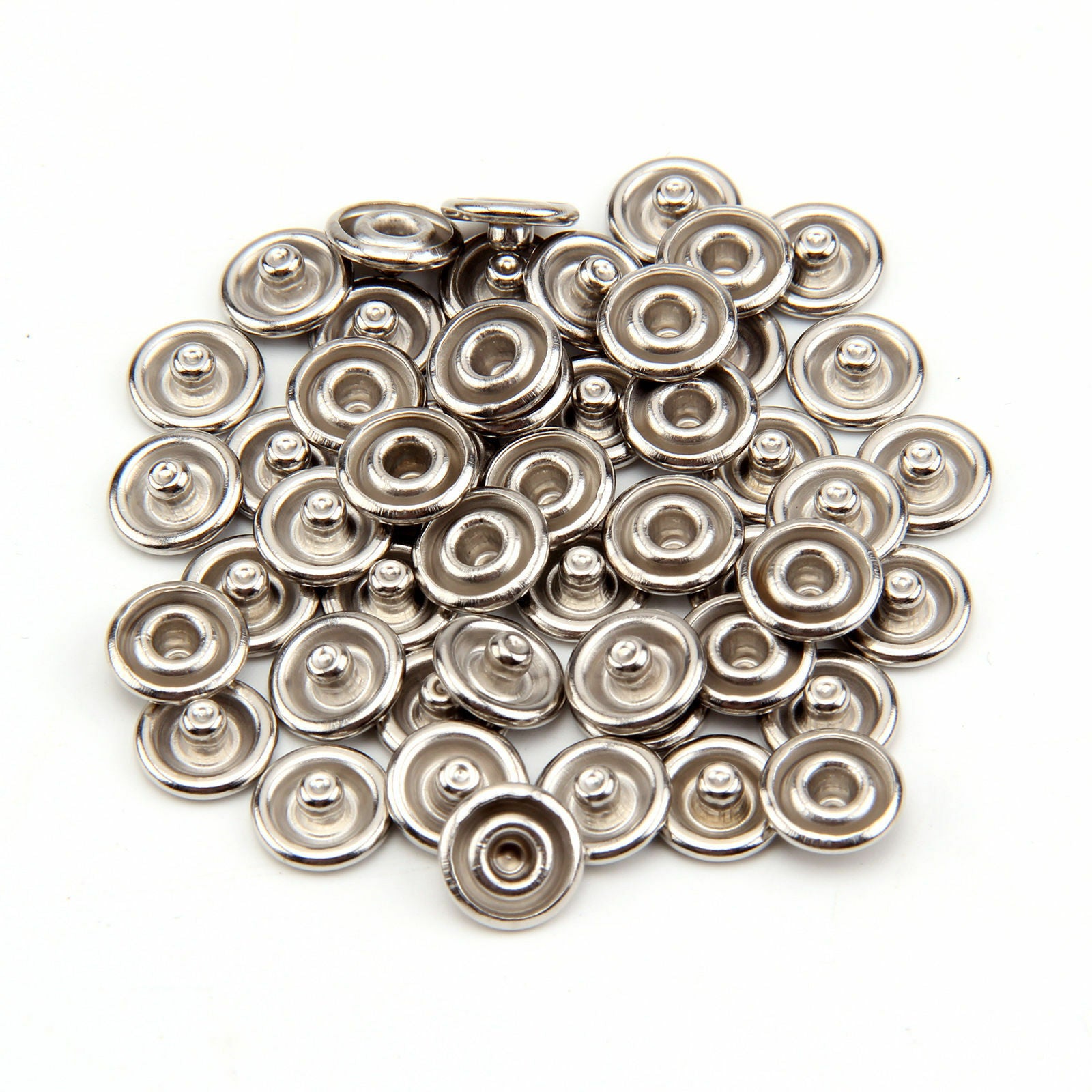 Prong Pliers Ring Press Studs Snap Popper Fasteners 9.5mm DIY Tool Kit 100PCS