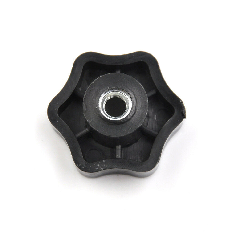4pcs M6 Female Thread Star Shaped Head handle Nuts Knob with through-hol.l8