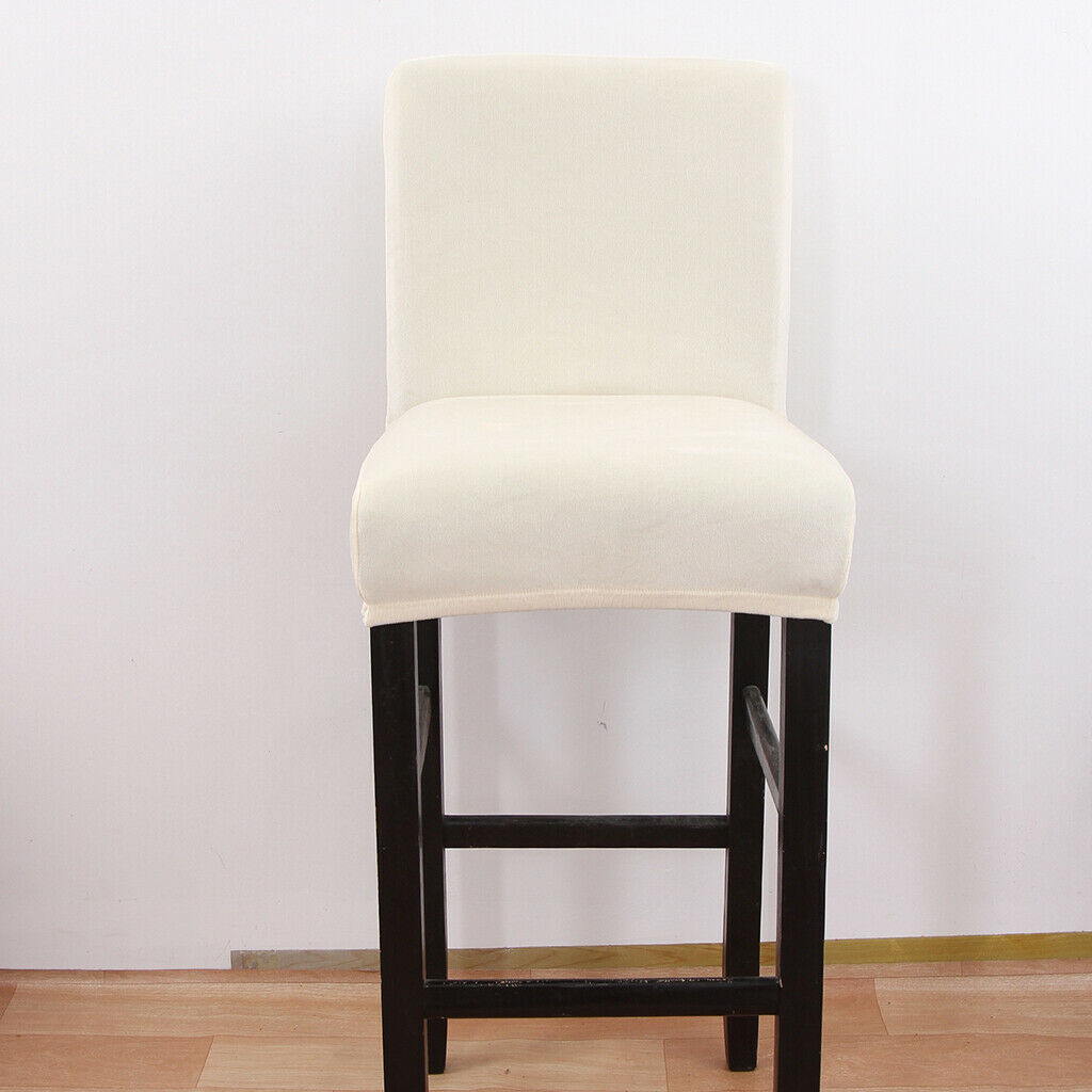 2pcs Stretch Chair Covers, Velvet Dining Chair Slip Covers for Dining Room,