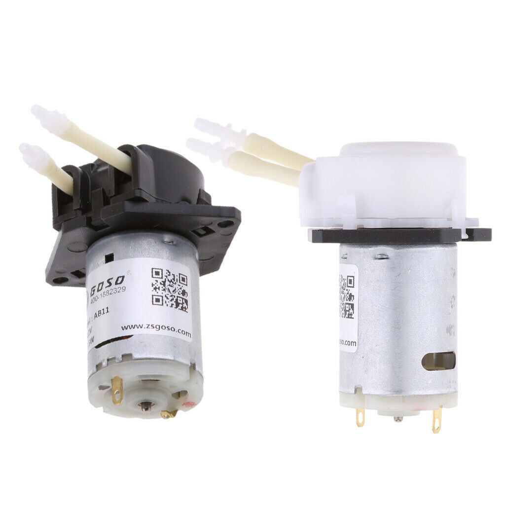 2Pcs Peristaltic Industrial Grade Self Priming Dosing Metering Pump Tubing