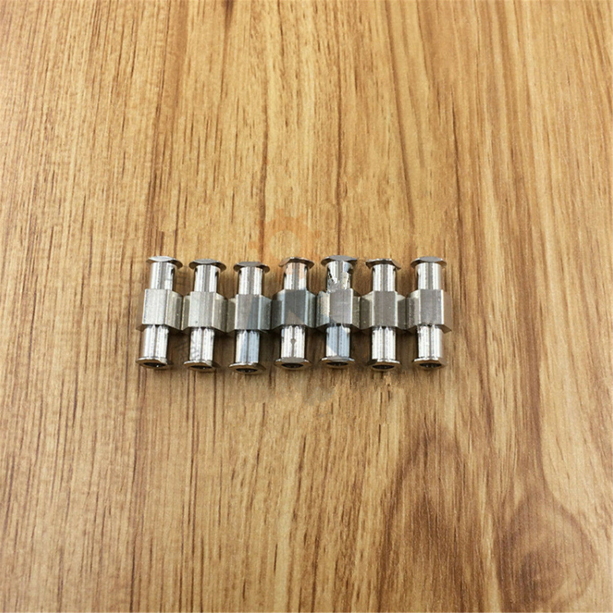 Female to Female Luer Lock Adapter Coupler Fitting Nickel Plated Syringe Tools
