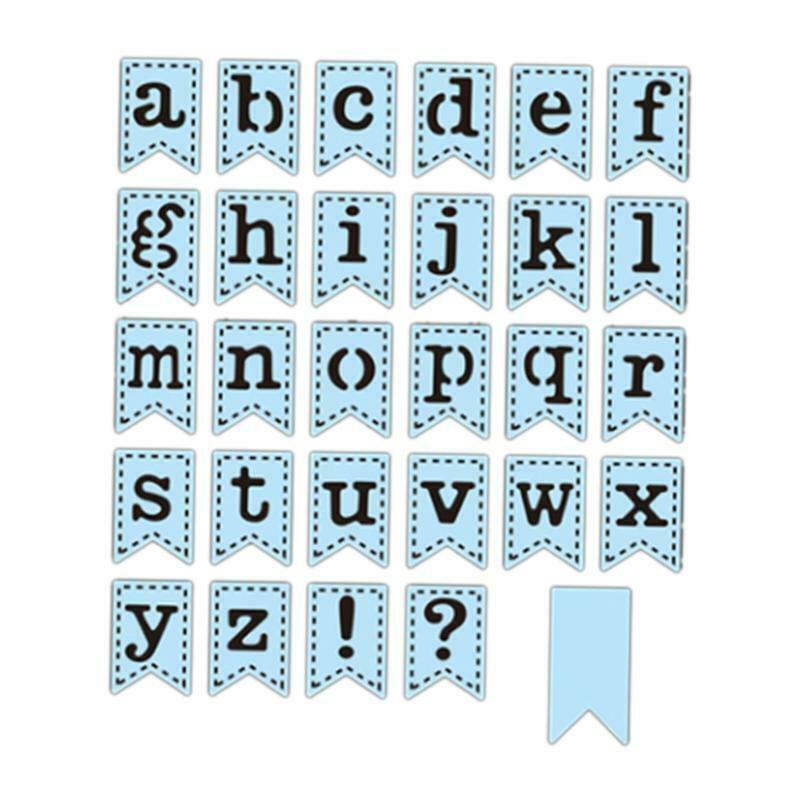 Alphabet Banner Pull Flag Template Carbon Steel Cutting Dies DIY Scrapbooking