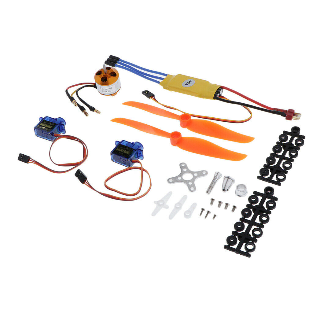 Brushless Motor Servo 6040 Proppeller Kits for RC Drone Aircraft Parts Accs