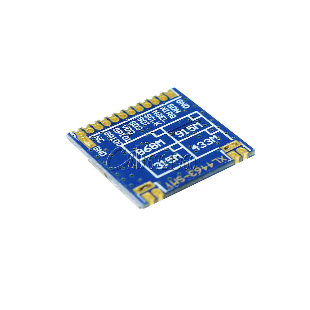 Mini 433Mhz SI4463 2000M Remote Wireless Transceiver Module With Spring Antenna