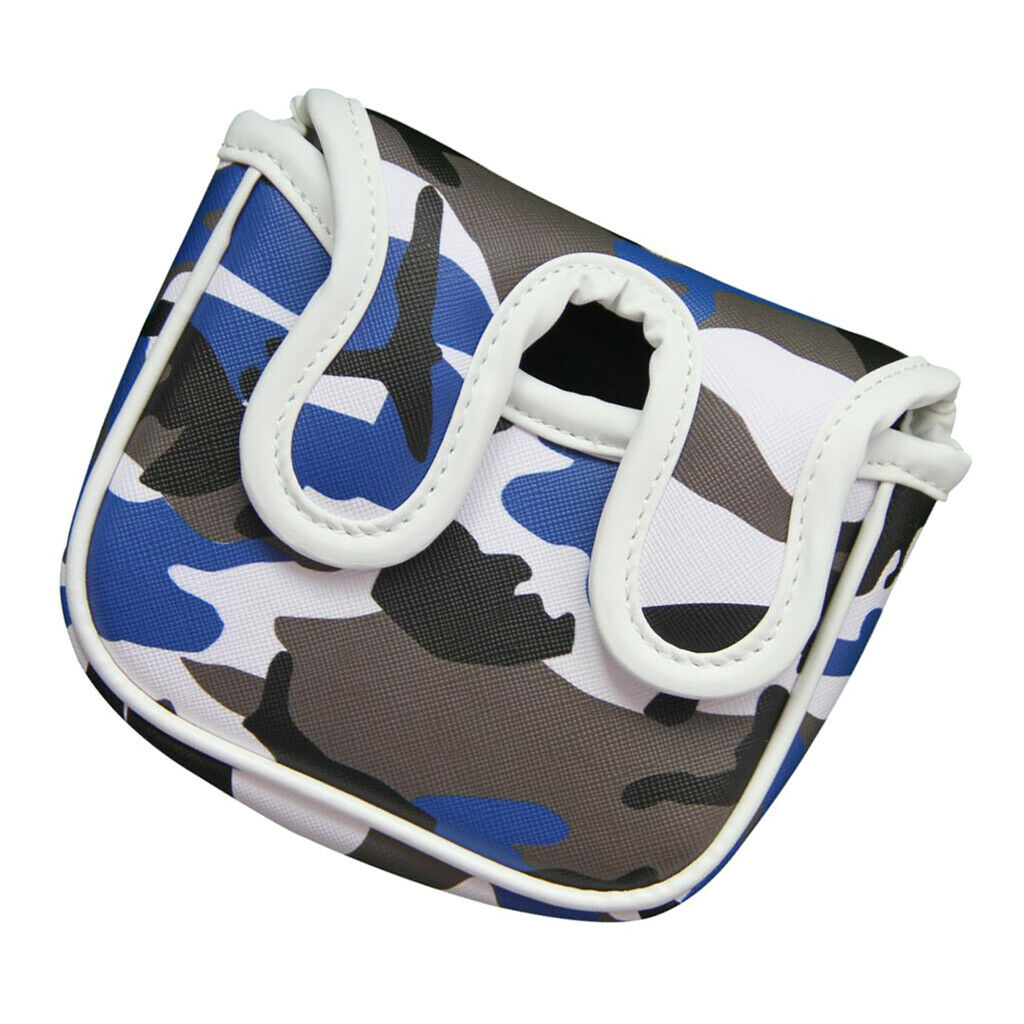 Golf Mallet Putter Head Cover Protector Bag Guard w/ Magnetic Closure