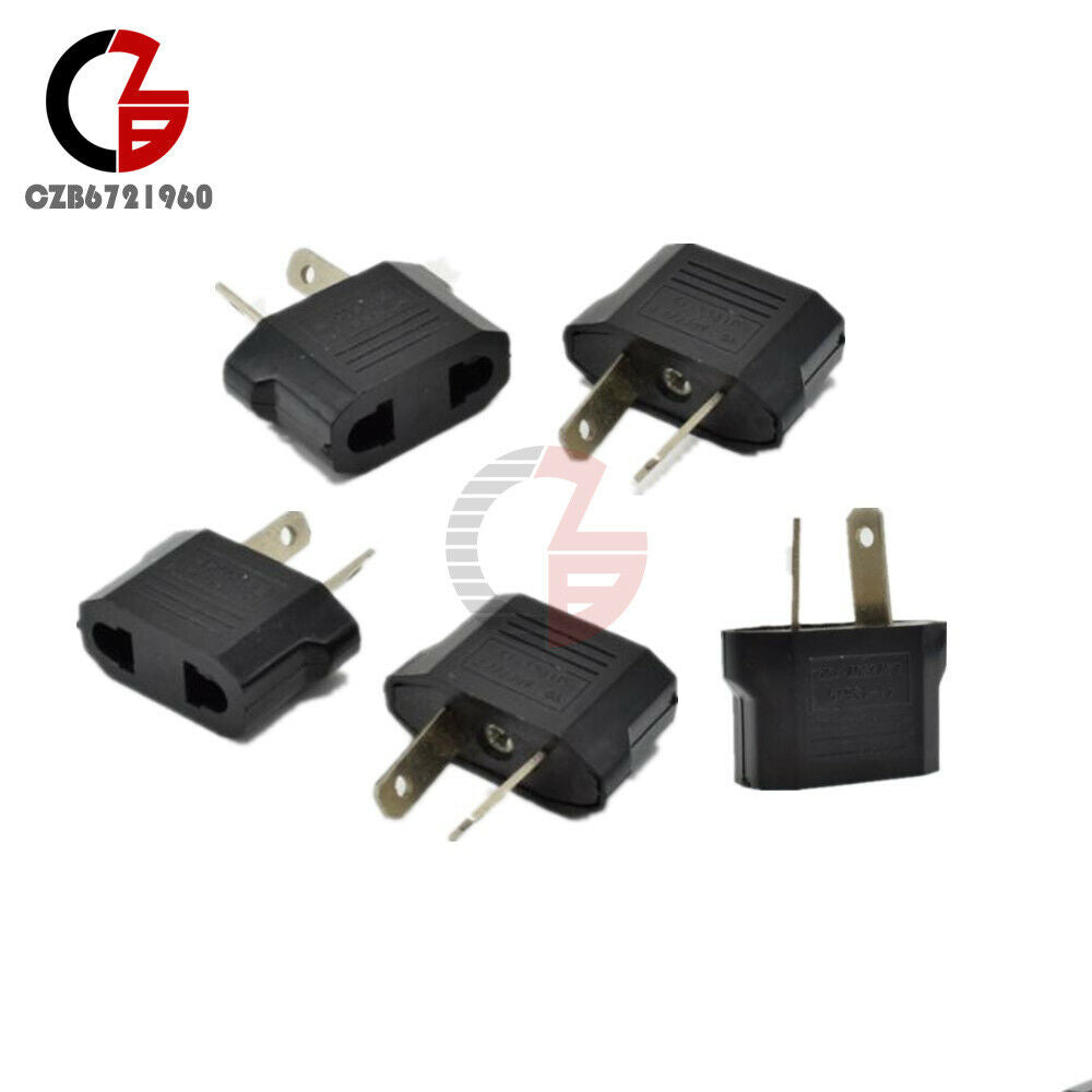 5PCS Universal US to AU Power Converter Travel Adapter Charger Wall Plug Home