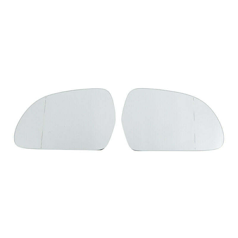 2Pcs Left Right Side Wing Mirror Glass White Heated For Audi A3 A4 A5,RS5 S4 S5