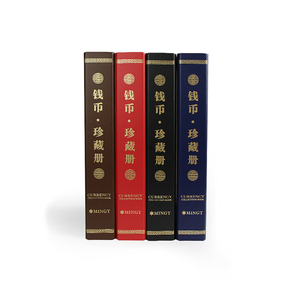 300PCS Pocket Currency Page Money Banknote Album Book Collection Storage Sheets