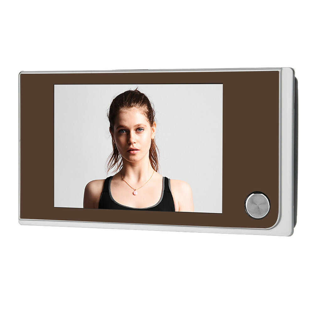 3.5" Security Doorbell Peephole LCD Viewer 120Â° Door Eye Bell Camera Door Bell