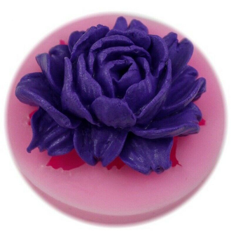 Cake Mould Silicone Big Rose Flower Chocolate Sugarcraft Fondant Mold Decoration