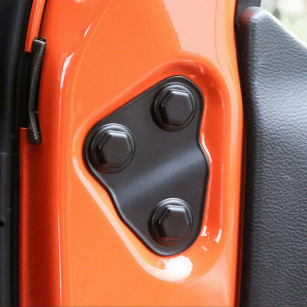 Auto Door Lock Screw Protector Cover Trim Universal For Jeep Wrangler JL