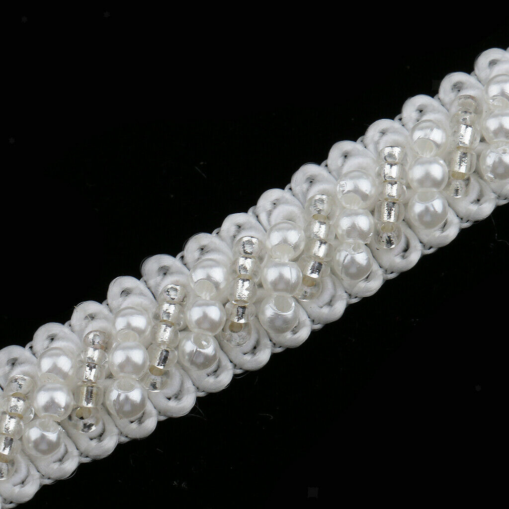 Bead Lace Trim Ribbon Artisant DIY Garment Making Dress