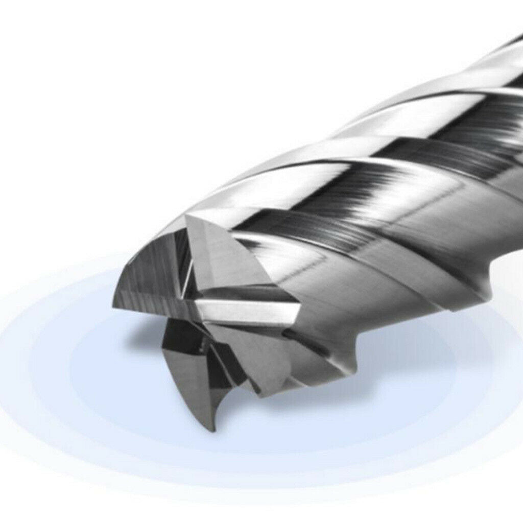 4x4Dx50mm Tungsten Steel Flat End 3 Flute HRC45 Mill CNC Milling Router
