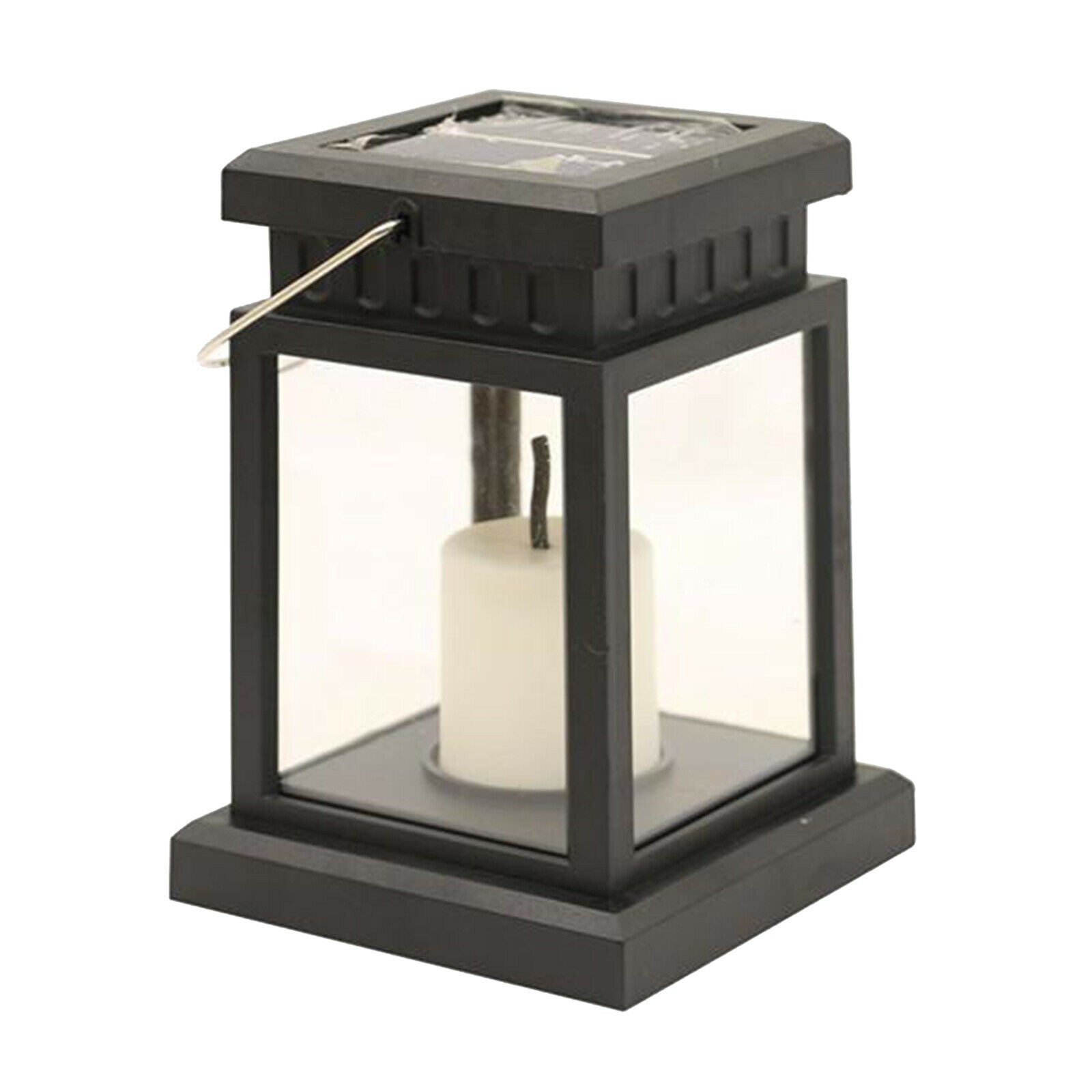 Outdoor Hanging Solar Lights Lantern Waterproof LED Lantern Flickering Flame