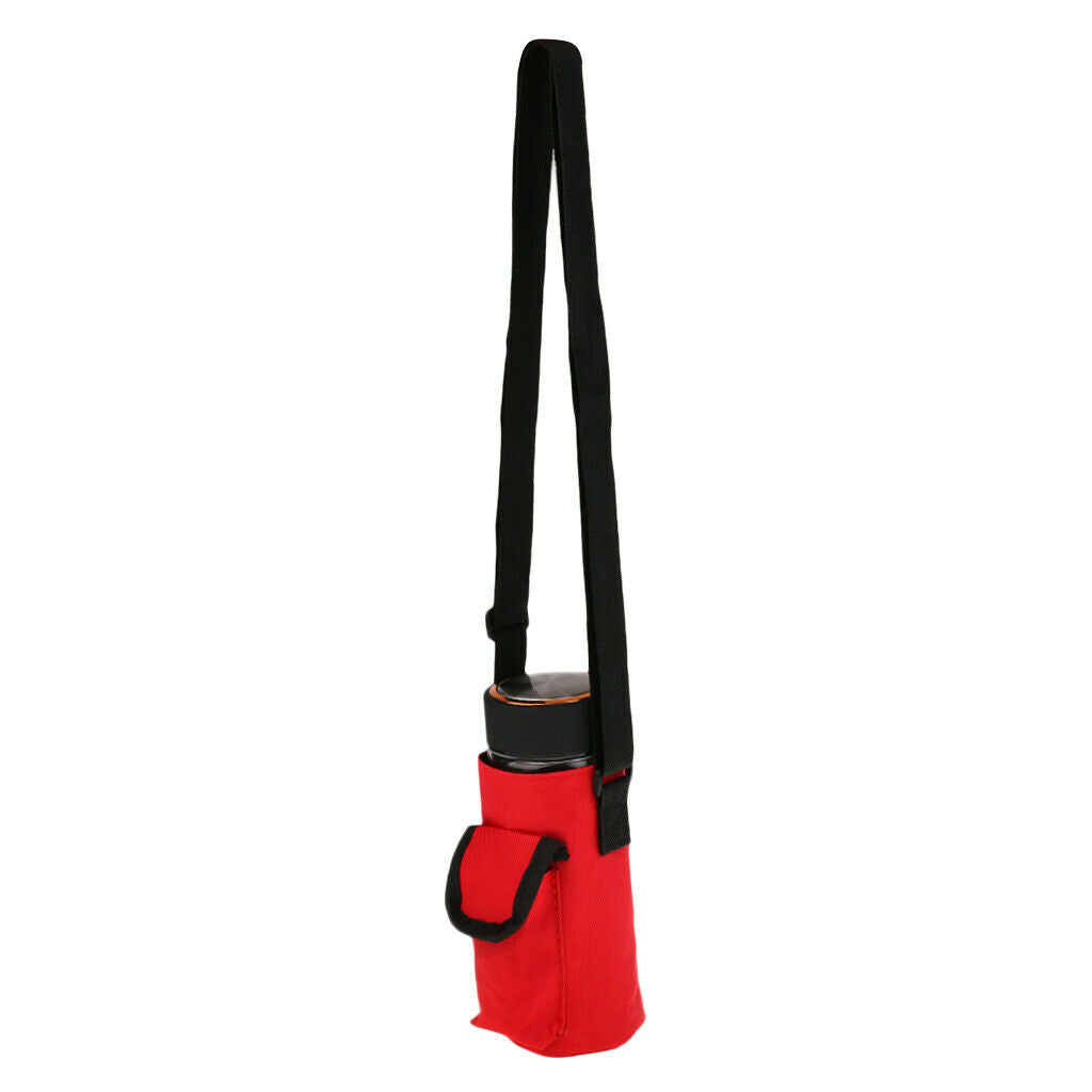 waterproof bottle holder carrying bag with pocket red