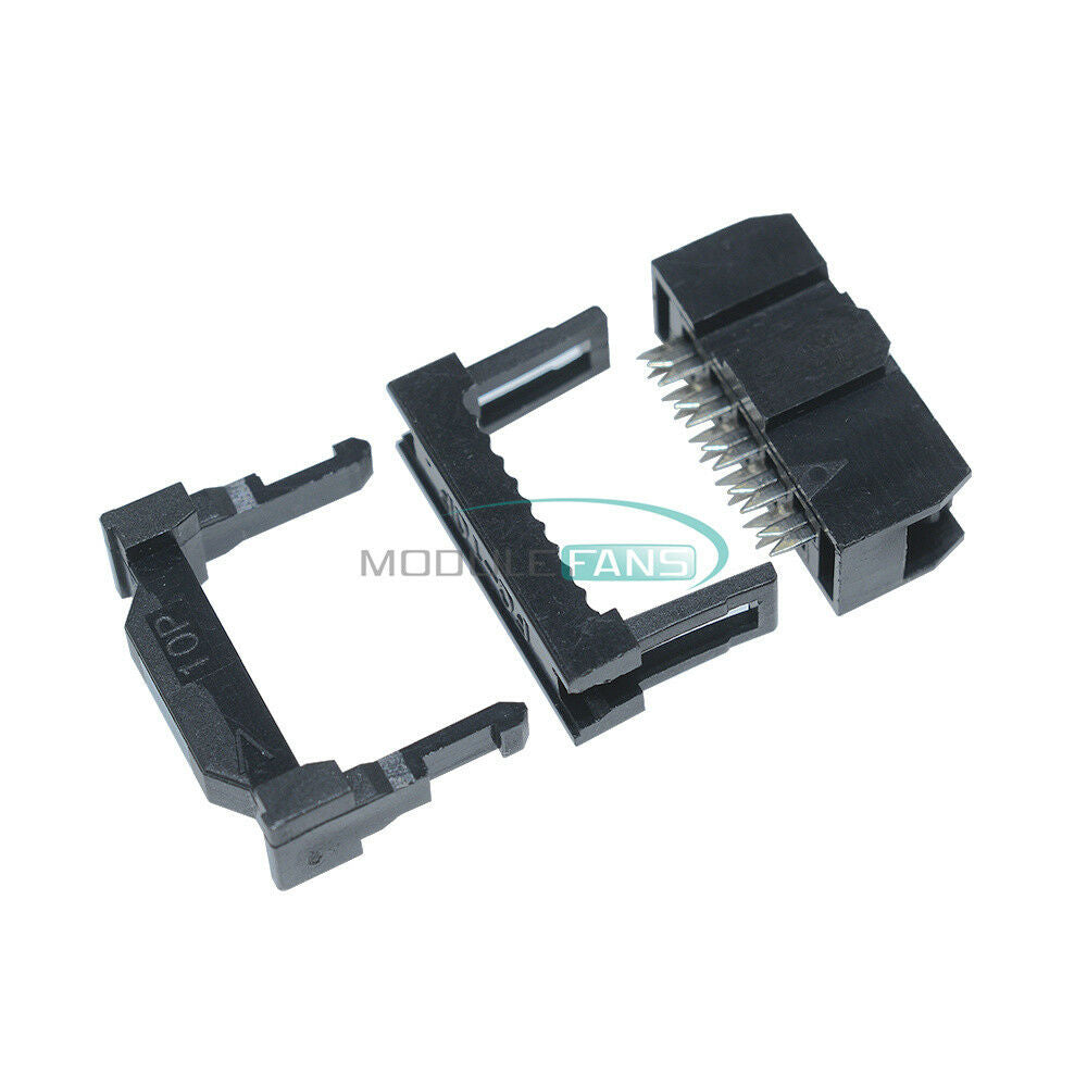 20PCS FC-10 IDC 2.54 mm Connector Female Header 10 PIN 2x5 New