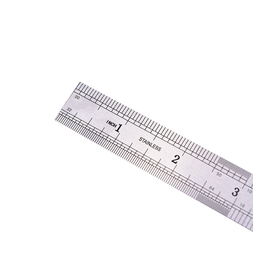 1PC Metric Rule Precision Double Sided Measuring Tool  15cm Metal Ruler DD