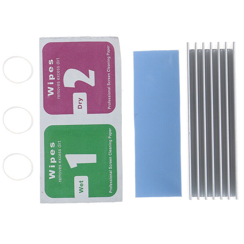 1Set Aluminum M.2 NVMe SSD Heatsink M.2 Solid State Hard Drive Radiator CoolerBD