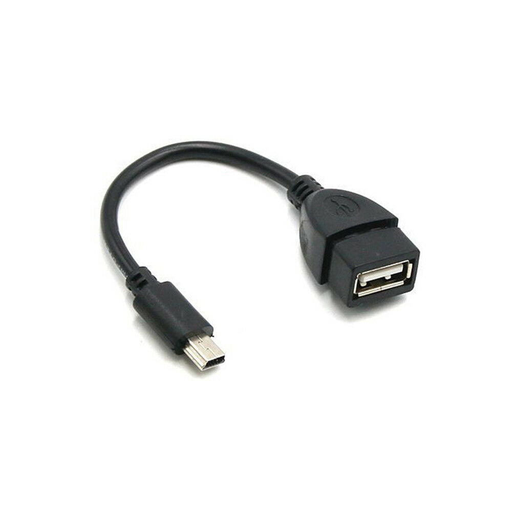 Mini USB Male to USB Female Car OTG Cable Adapter For Video Camera .l8