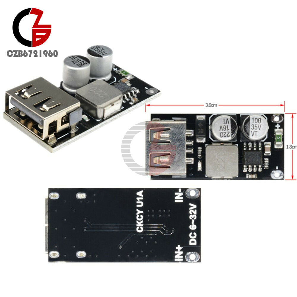 6-32V 12V 24V QC3.0 QC2.0 DC-DC Step Down Buck Converter Charging Circuit Module