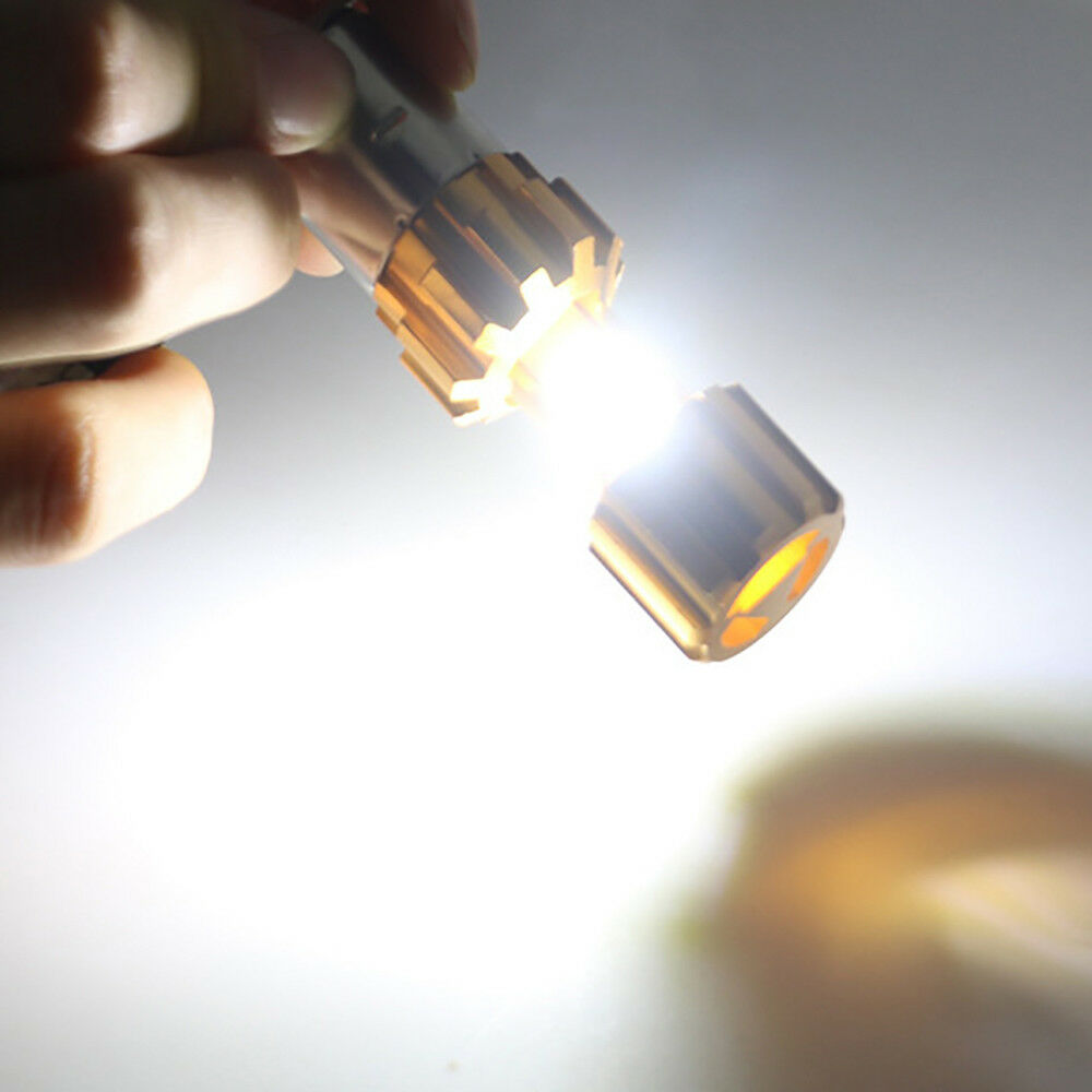 1pcs H4 18W LED 3 COB Motorcycle Headlight Bulb 2000LM 6000K Hi/Lo Beam Lights