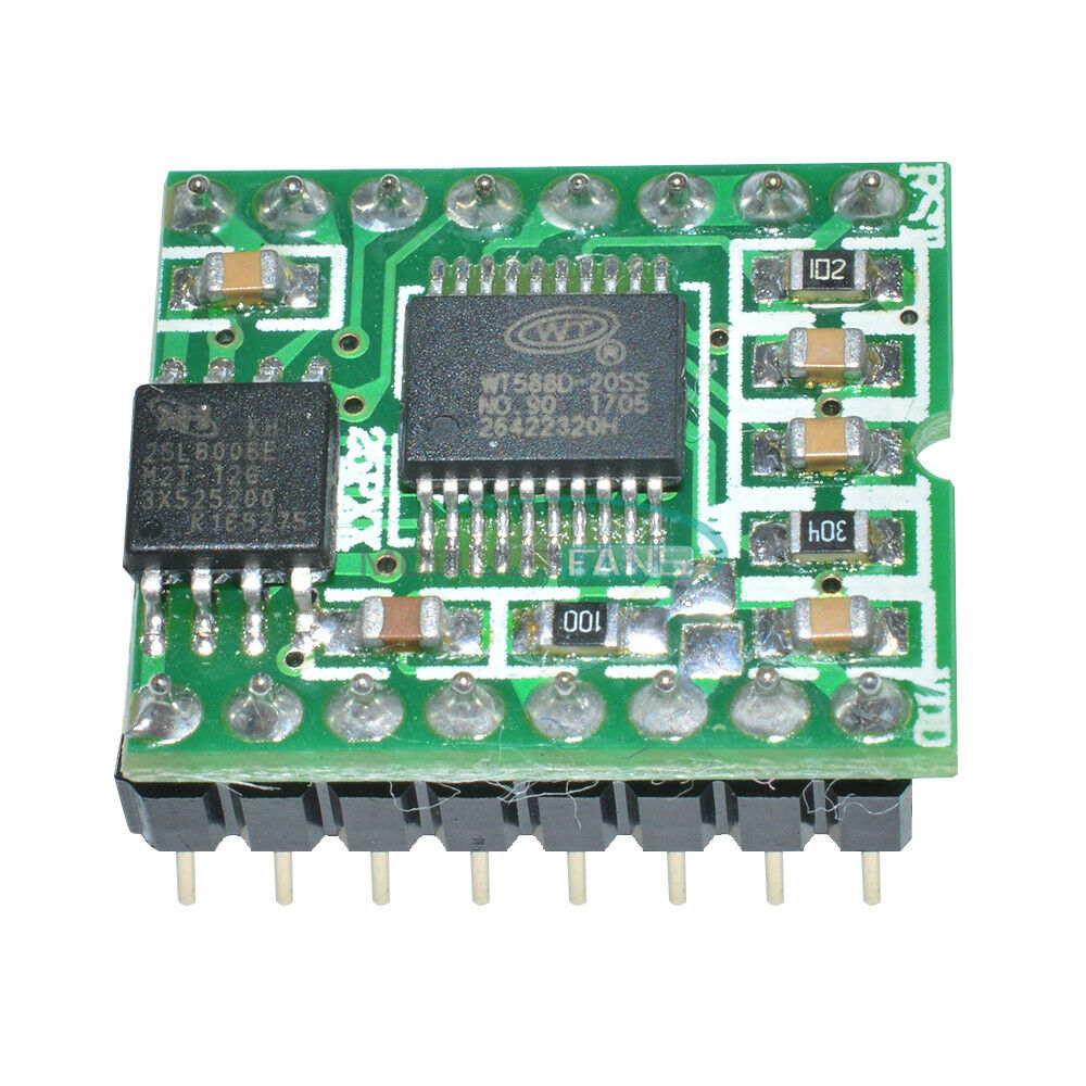 1PC WT588D-16p voice module Sound module audio player Recording for Arduino M