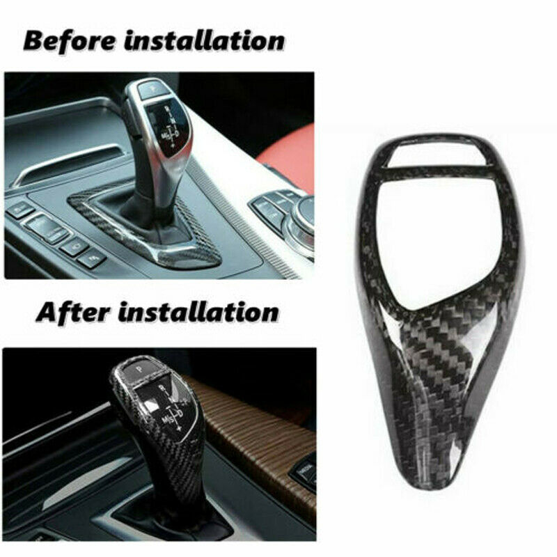 Gear Shift Cover Carbon Fiber For BMW X3 X4 X5 X6 F20 F22 F30 F32 F10 F12
