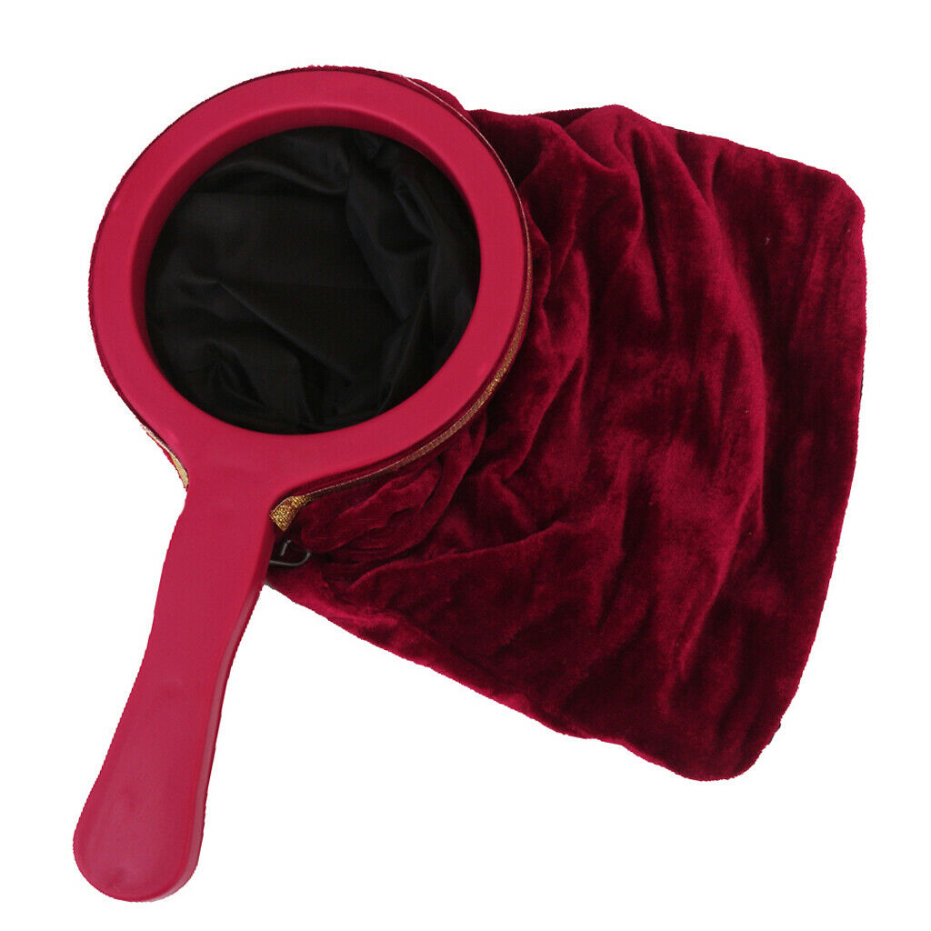 Magic Change Bag with Zip make item Appear/Disappear/Switch Magic Trick