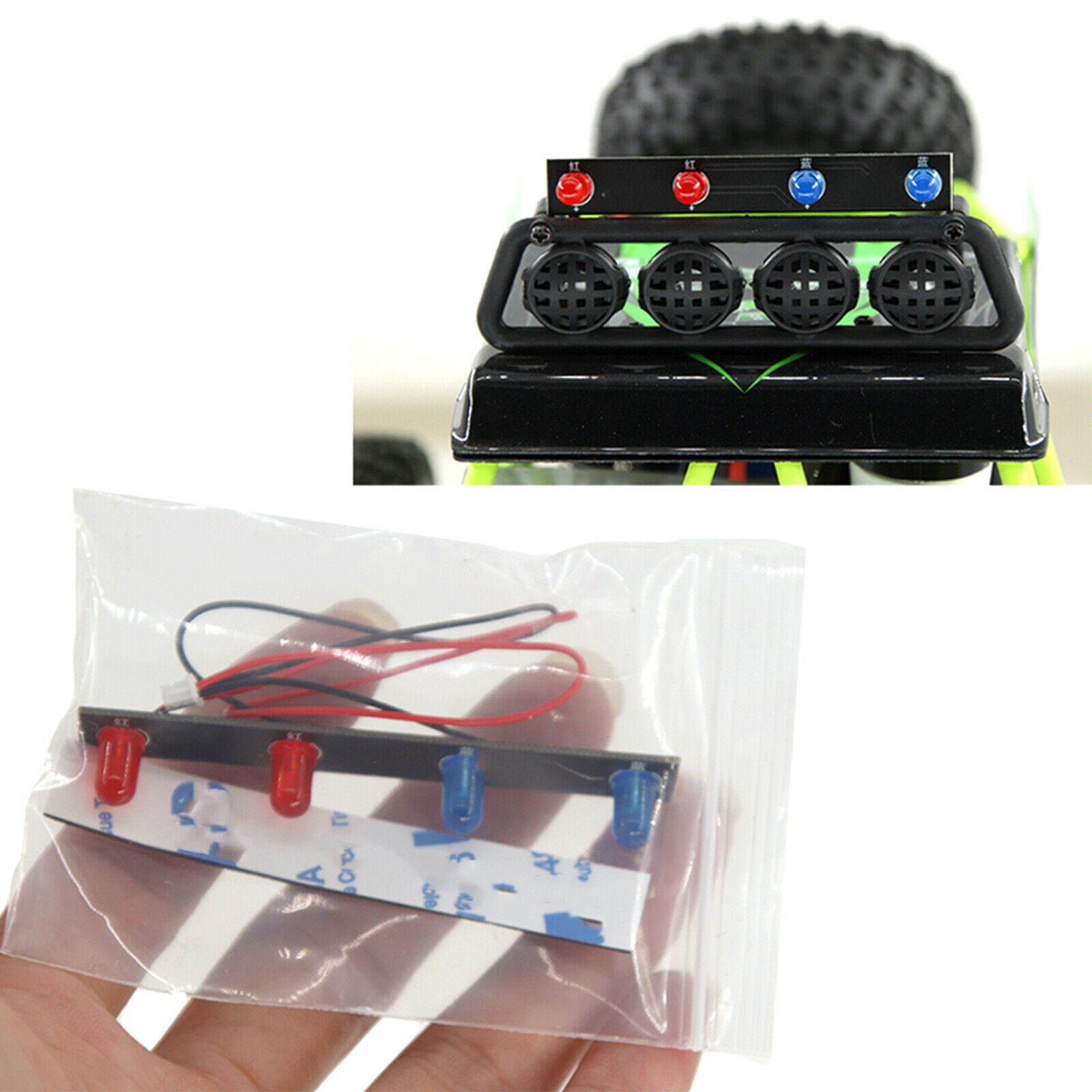Car Roof Lights Warning Lights 0123 for WLtoys 12428 Remote Control Car