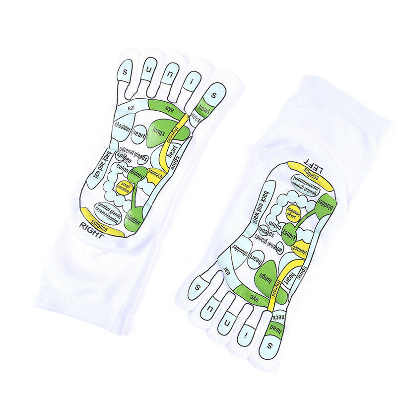 Acupressure Reflexology Socks Physiotherapy Massage Relieve Tired Feet So.l8