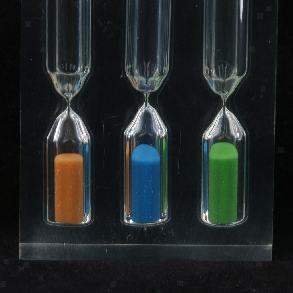 Acrylic Tea/Coffee Timer Three-In-One 3-4-5 Min Sandglass Hourglass Gifts